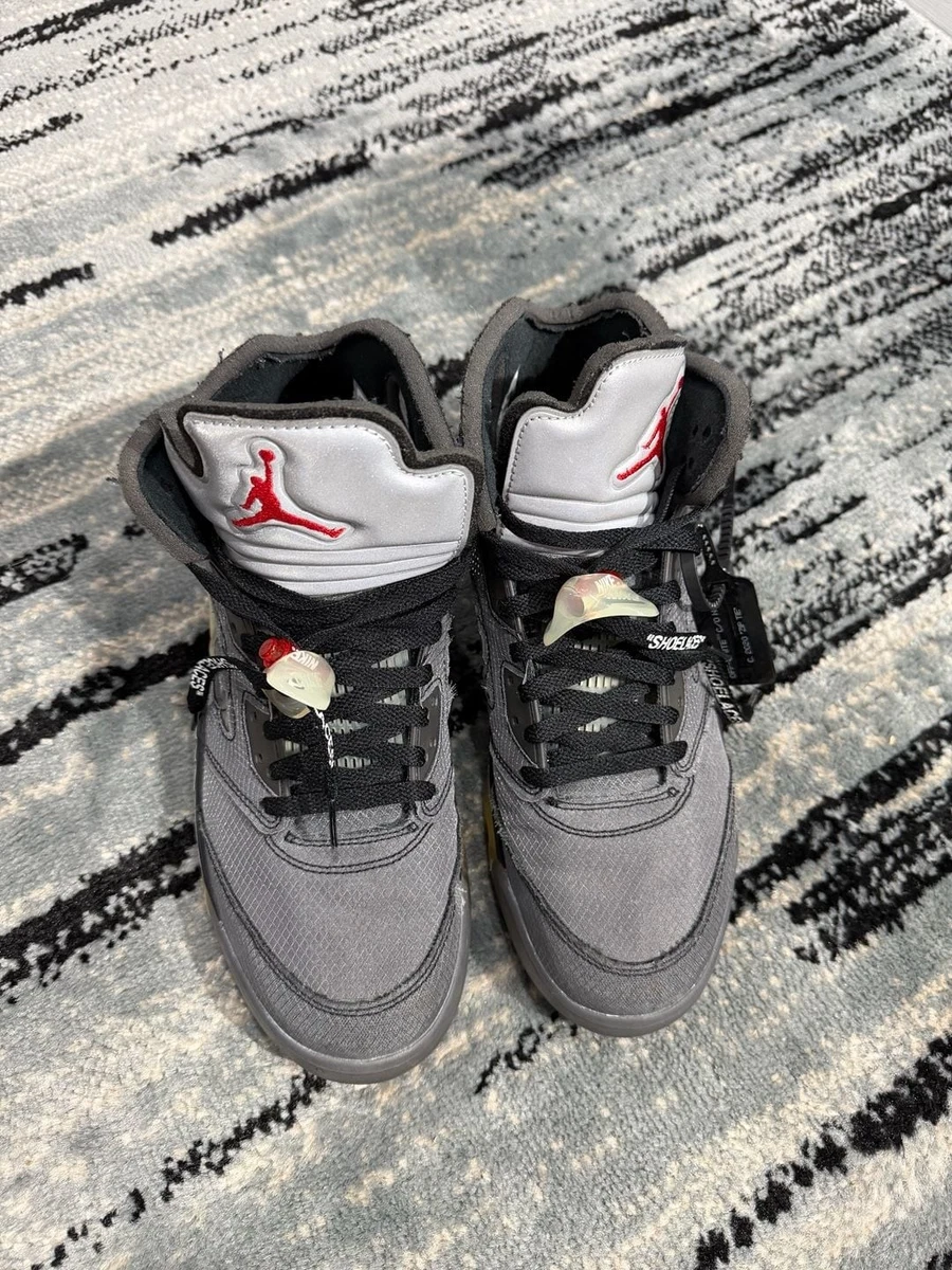 Jordan 5 Retro x Off-White Gray for Sale - Authenticity Guaranteed