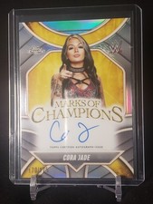 Cora Jade 2025 Topps WWE Chrome Marks of Champions Auto #MOC-CJ 170/175 NXT