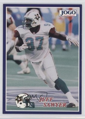 1995 Jogo CFL Jeff Sawyer #155 z9k