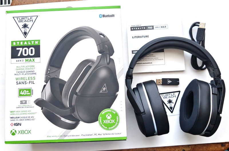 Turtle Beach Stealth 700 Gen 2 Max Gaming Headset Wireless Carbon Black