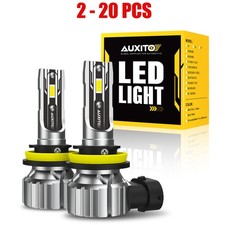 AUXITO LED H8/H9/H11/H16JP High/Low Headlight Bright Bulb Super Lamp White 2-20X