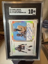2023 Panini Flawless Hall Of Fame Auto Champ Bailey Broncos /25 SGC 10