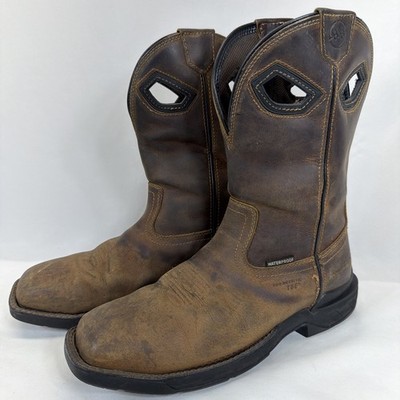 Double-H Phantom Rider Boots WP Non-Metallic Toe EH Work Mens 10 D DH5367 Brown