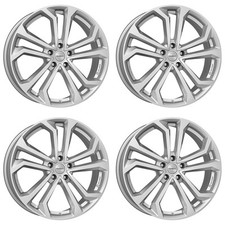 4 Dezent Ta Silver Wheels 7.0jx17 5x114.3 For Suzuki Swace 17 Inch Rims