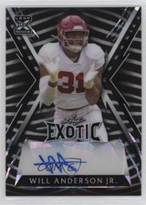 2023 Leaf Exotic Zebra Prismatic /13 Will Anderson Jr #BA-WAJ Auto 1qg0