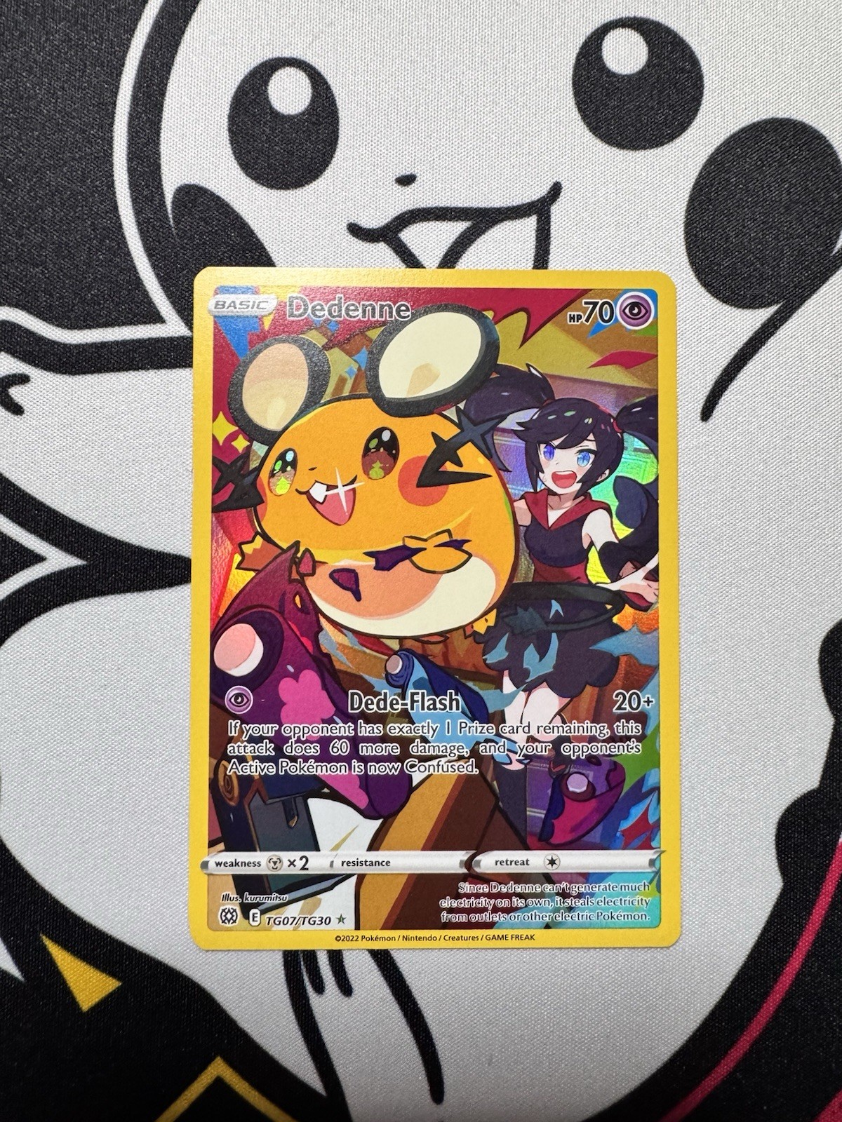 Dedenne TG07/TG30 Swsh09: Brilliant Stars Trainer Gallery  Holo Pokemon TCG