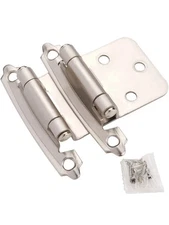 Brushed Nickel Cabinet Hinges Self-Closing 25 Pairs New!