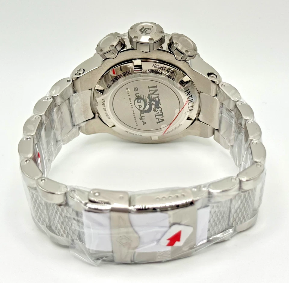 RELOJ INVICTA 26647 SUBAQUA NOMA VI 51.21mm CUARZO 3 AÑOS DE GARANTÍA SIN CAJA NUEVO Foto 2 de 4