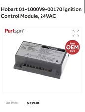 Modulo accensione Hobart 01-1000V9-00170. Nuovo con scatola. 