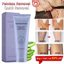 Painless Permanent Hair Removal Cream  Scraper Stop Hair Growth For Women  Men