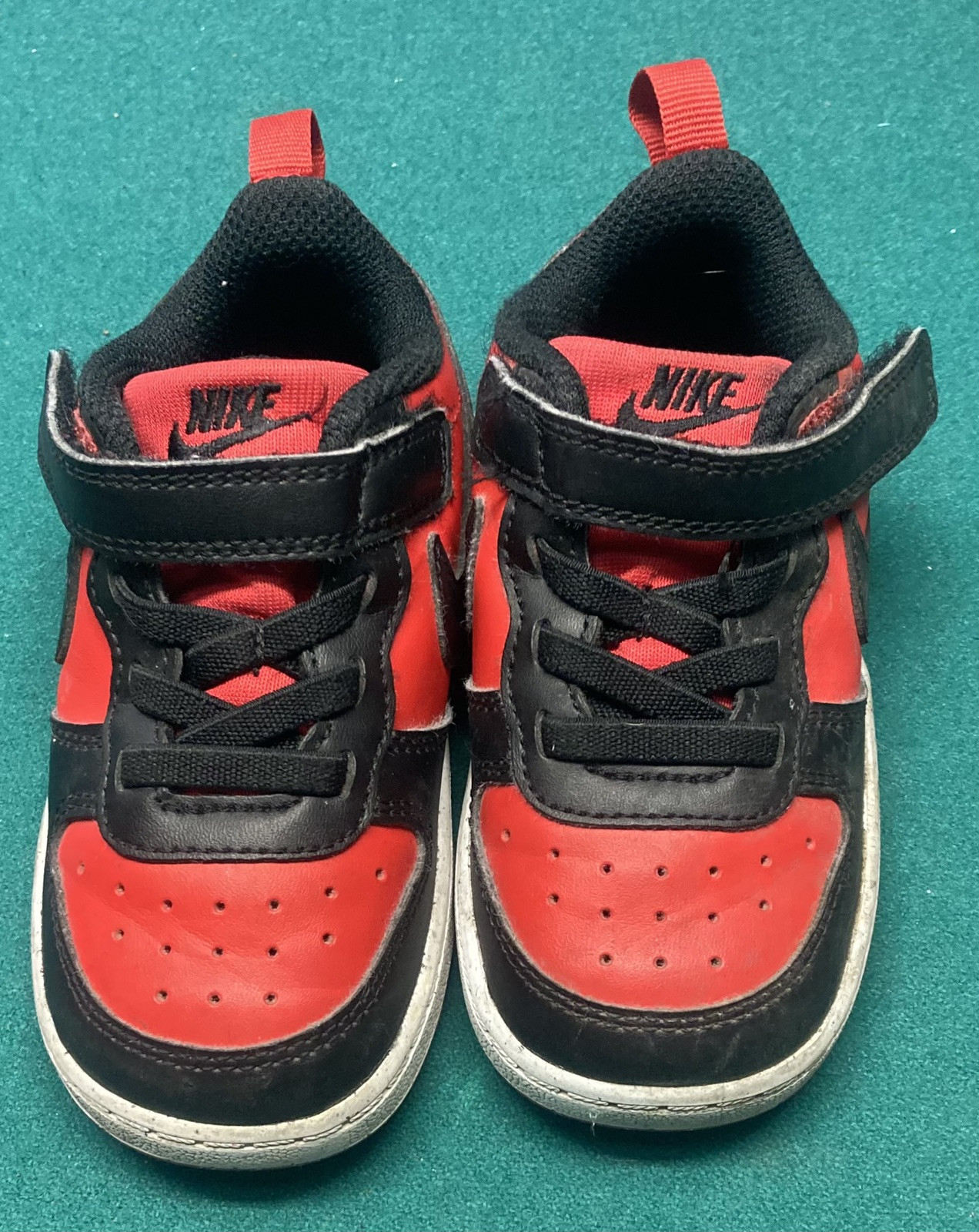 Nike Court Borough Low Redraft Hook & Loop Toddler Shoes Size 7 Model DV5458-600-image