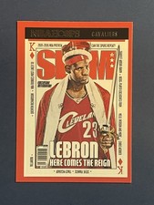 2021-22 Panini NBA Hoops LeBron James SLAM #93 Here Comes The Reign Cavaliers