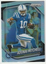 2025 Panini Prizm Football Adonai Mitchell #49 Silver Prizm