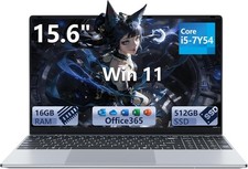 Image of Txxren 15.6 inch Laptop with Office 365, Core i5 7Y54 Processor 16GB RAM 512GB