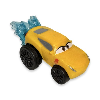 #ad Disney Pixar Cars 3 Splash Racers Dinoco Cruz Ramirez Yellow Vehicle EUC $9.95