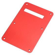Aluminum Electric Guitar Back Plate Single Hole Tremolo Cover Back Plate Red