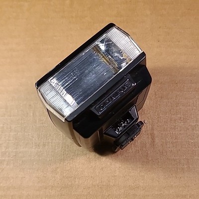 Olympus OM System Electronic Flash T 20 for OM Cameras Shoe Mount Tested Working