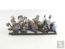 (6509) Dwarf Warriors Regiment Dwarf Mountain Holds Sigmar Old World Warhammer