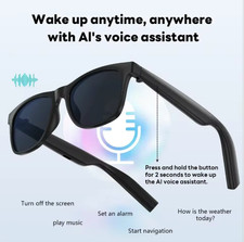 Lenovo D11 AI Smart Glasses 8K Camera Bluetooth Audio Voice Assistant UV400