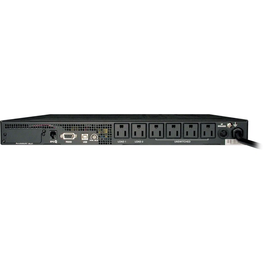 Tripp Lite 1000va 800w Ups Smart Rackmount Avr 120v Usb Db9 1urm Taa Gsa - 4 - Image 4 of 4