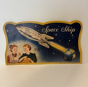 Vintage Pack of 50 Spaceship Sewing Needles and Threader ..made in Japan