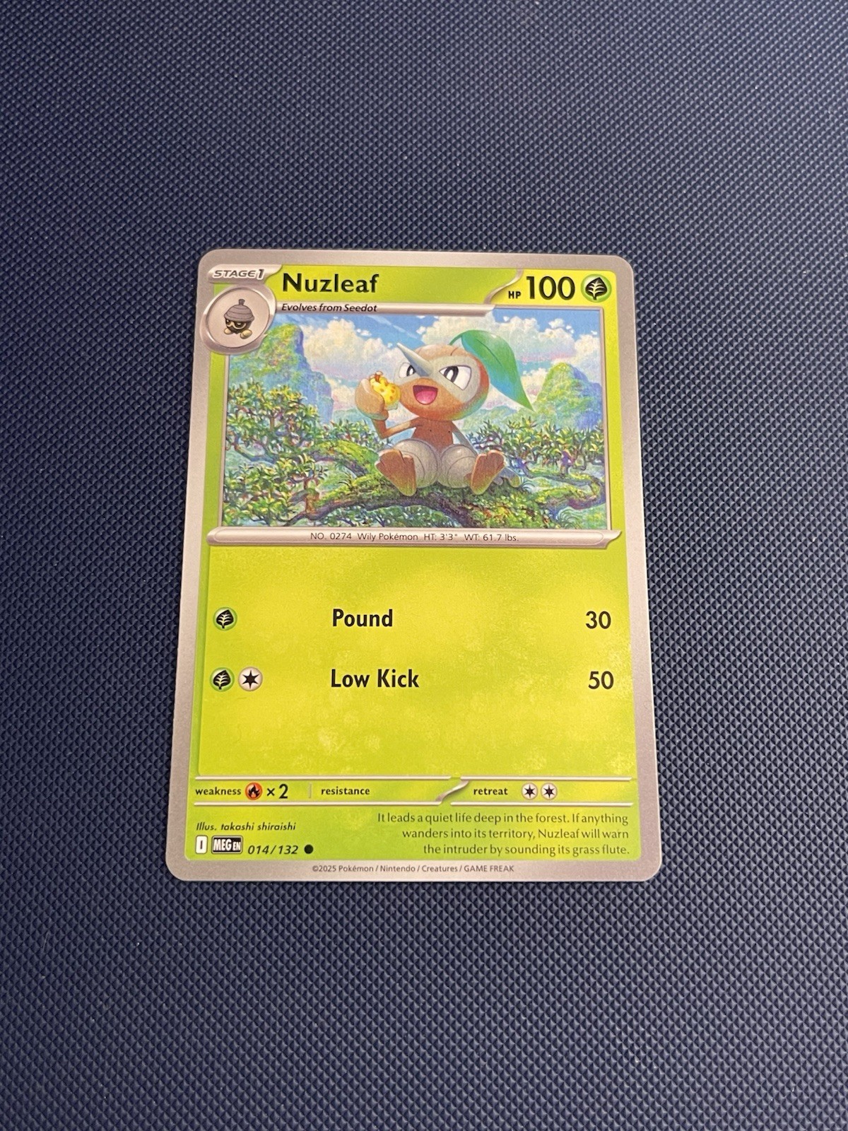 Nuzleaf - 014/132: Mega Evolution Near Mint