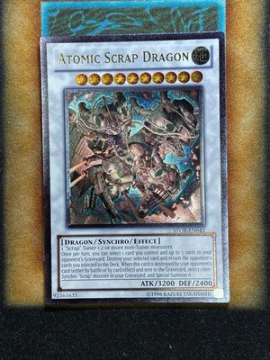 Yugioh Atomic Scrap Dragon STOR-EN043 Ultimate Rare NM