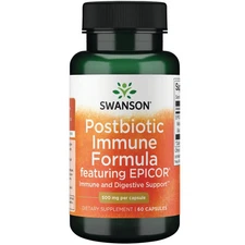 Swanson Postbiotic Immune Formula Featuring Epicor 500 mg 60 Caps