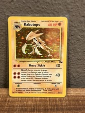 Kabutops 9/62 Unlimited Holo Rare Fossil Pokemon LP on eBay