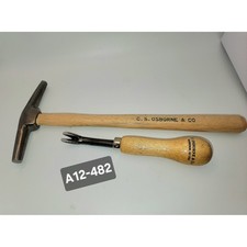 VTG CS Osborne Upholstery Magnetic Tack Hammer and Tack Lifter A12-482 