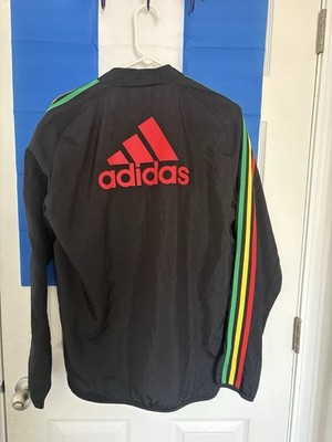 Ajax サッカーウェア Mサイズ adidas ボブ・マーリー Adidas Ajax FC Bob Marley Zip Up Black Multi Color Size M | eBay