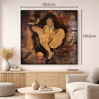 Signiertes DeVon Original - ''Obsessed'' Marilyn Monroe no Lips  - 150,5x150,5x5cm