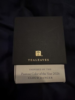 Tealeaves PANTONE COLOR OF THE YEAR 2026 CLOUD DANCER Loose Leaf Tea New