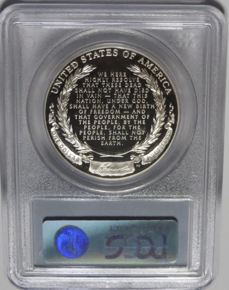 2009-P Abraham Lincoln Silver Dollar ($1) - PCGS PR70 DCAM - FREE SHIPPING - Image 2 of 2