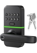 Smart Door Handle Lock with Keypad:Keyless Entry Digital Knob for Front Door