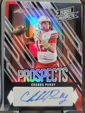 2024 Leaf Heroes & Prospects Chubba Purdy Red Auto /15 #AP-CP1 Nevada QB