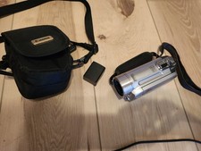 Canon FS100 Digital Video Camera 48x Zoom Camcorder Battery AS IS Black Screen