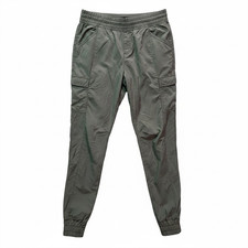 The North Face Cargo Joggers Womens 6 Gray Hiking Trail Pants Elastic Cuff Hike