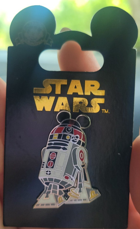 NEW on Card Disney Trading Pin Star Wars R2D2 Droid R2-MK  Mickey Mouse Ear Hat