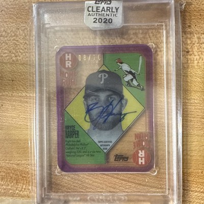 Topps Clearly Authentic 2020 Bryce Harper Autograph /10