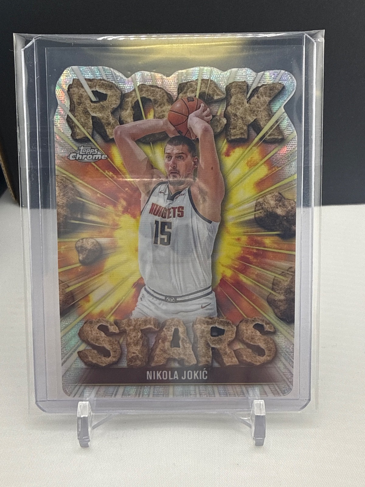 2025-26 Topps Chrome Nikola Jokic Rock Stars Case Hit SSP