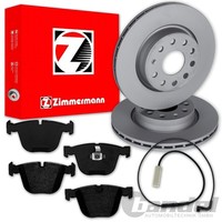Zimmermann Bremsscheiben 345Mm + BelÄGe Hinten Passend FüR Bmw 5Er E61 Touring
