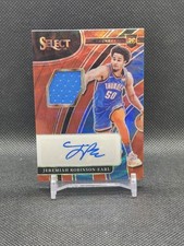 2270G 2021-22 Select Rookie Jersey Auto Jeremiah Robinson-Earl #RJ-JRE Red Wave
