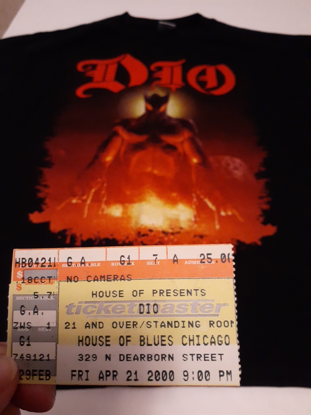 Dio The Last In Line T Shirt Size XL VTG … - Gem