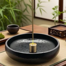 4 in 1 Natural Marble Incense Holder,Incense Holder for Sticks with Adjustable