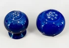 Vintage Fiestaware Cobalt S&P Shakers Homer Laughlin Co.