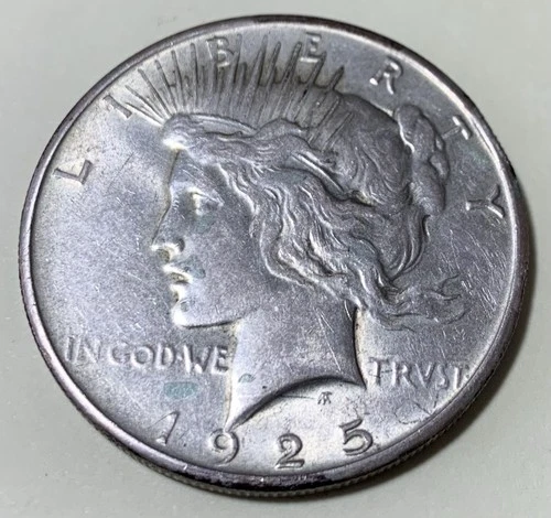 1925 Peace Silver Dollar - 90% Silver US Coin