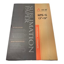 A-SUB Dye Sublimation Ink Paper 125g 13x19 110 Sheets for Inkjet Heat Transfer