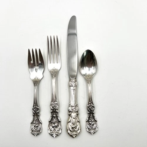 Francis I Old by Reed and Barton Sterling Silver Dinner Size Place Setting 4pc