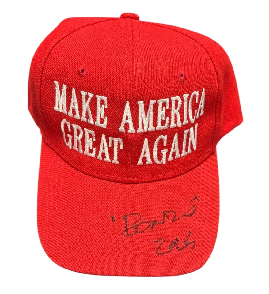 JON BONES JONES Signed Make American Great MAGA HAT Trump UFC White House PSA - Image 2 of 4